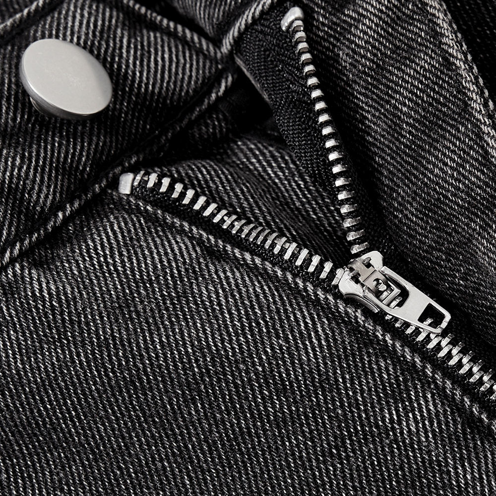 High-quality wholesale custom-made high-waisted flared pants, side pockets, streetwear, boyfriend style ribbon tassels, 100% cotton light-colored jeans