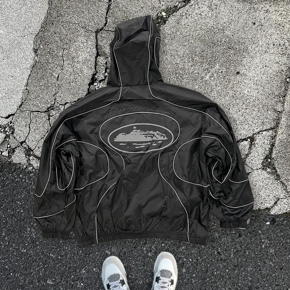 Extra-large winter polyester men's custom streetwear, anti-speed drying satin sportswear hoodies and sportswear sets