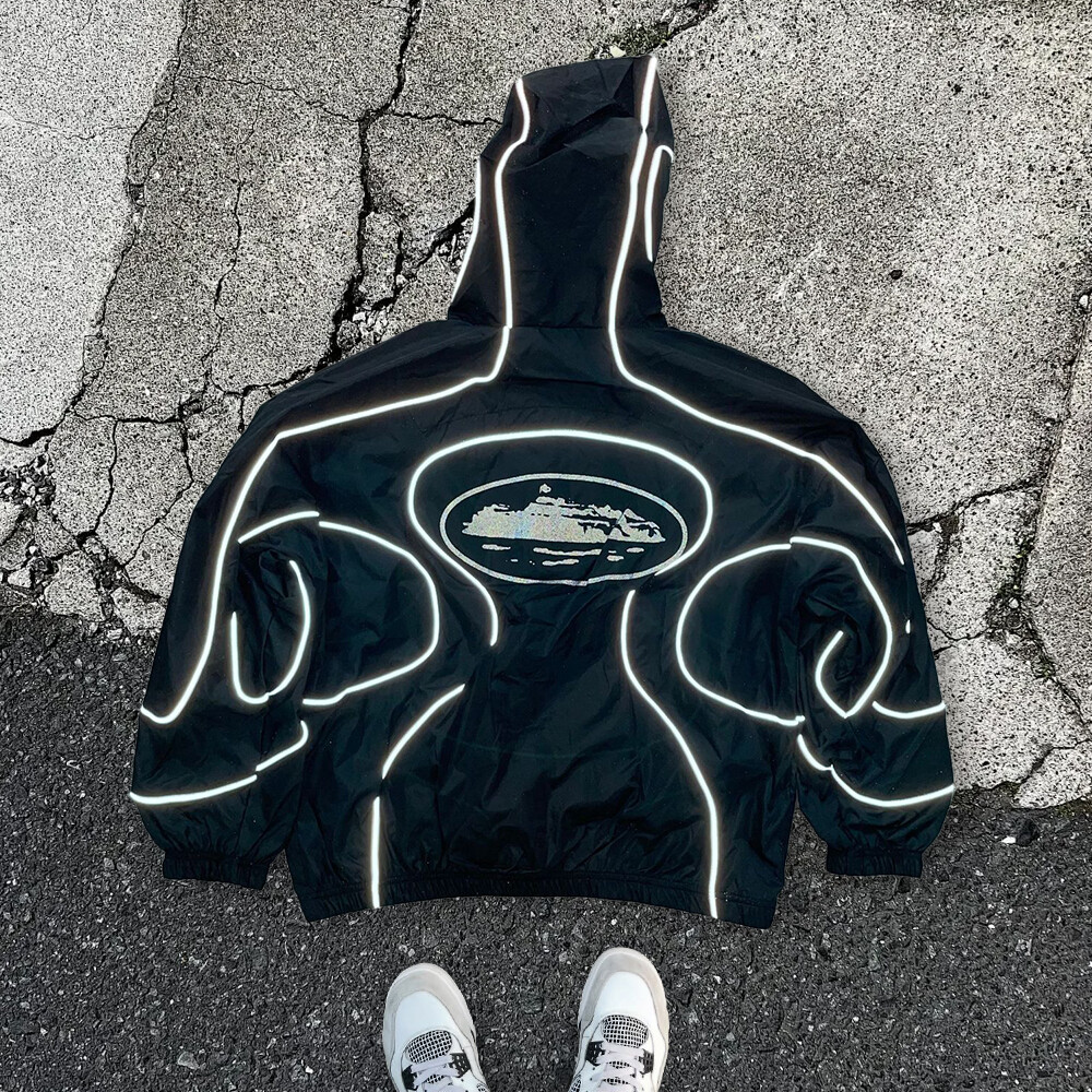 Extra-large winter polyester men's custom streetwear, anti-speed drying satin sportswear hoodies and sportswear sets