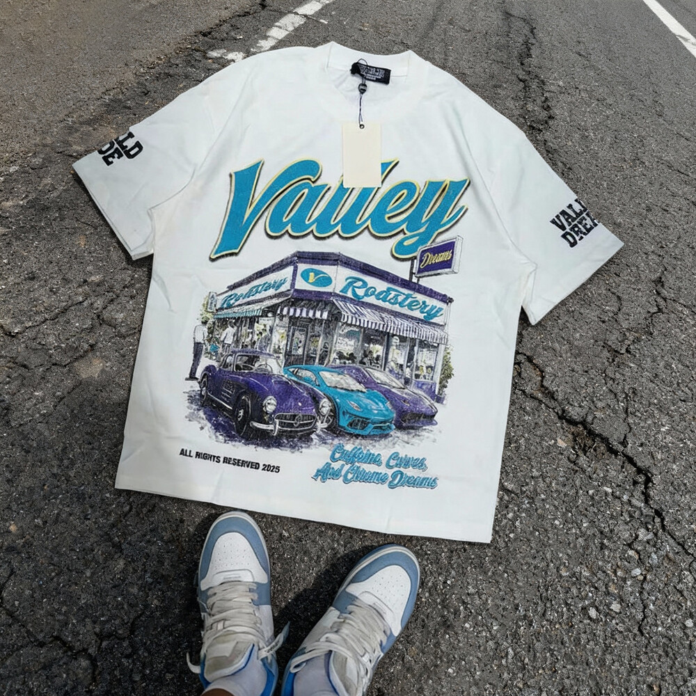 Super Spirit plus-size white washed men's O-collar streetwear T-shirt, 100% polyester fabric custom screen-printed figure graphics