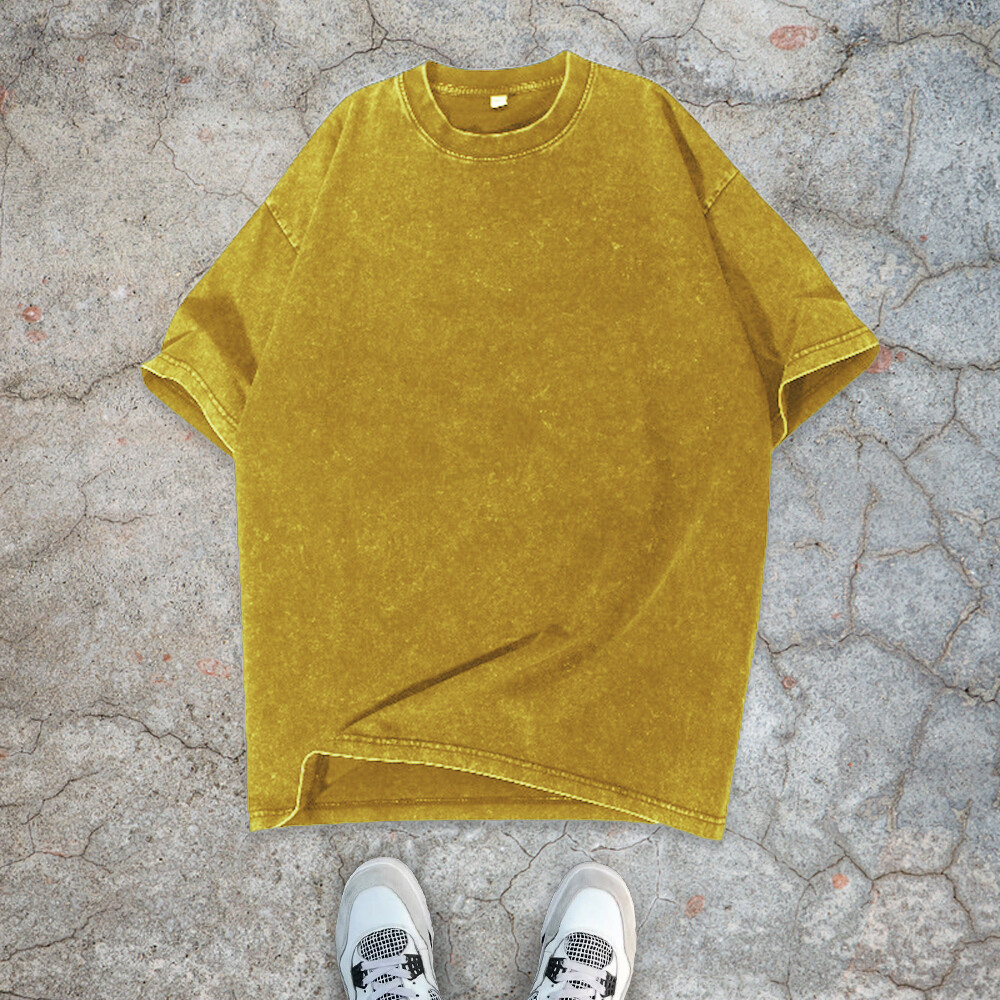 300 GSM polyester-cotton streetwear, oversized sport T-shirt, eco-friendly anti-pilling, custom-acid-washed, high-quality men's style