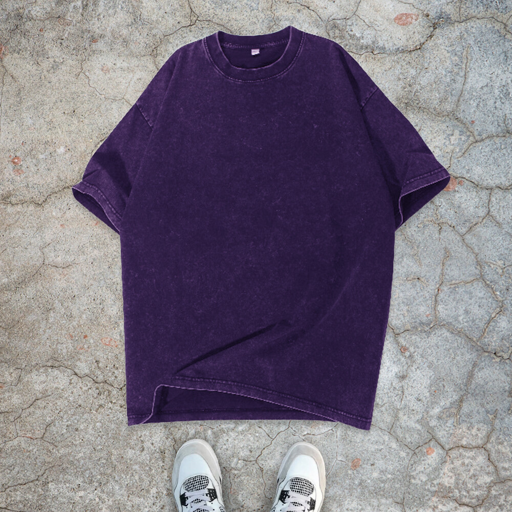 300 GSM polyester-cotton streetwear, oversized sport T-shirt, eco-friendly anti-pilling, custom-acid-washed, high-quality men's style