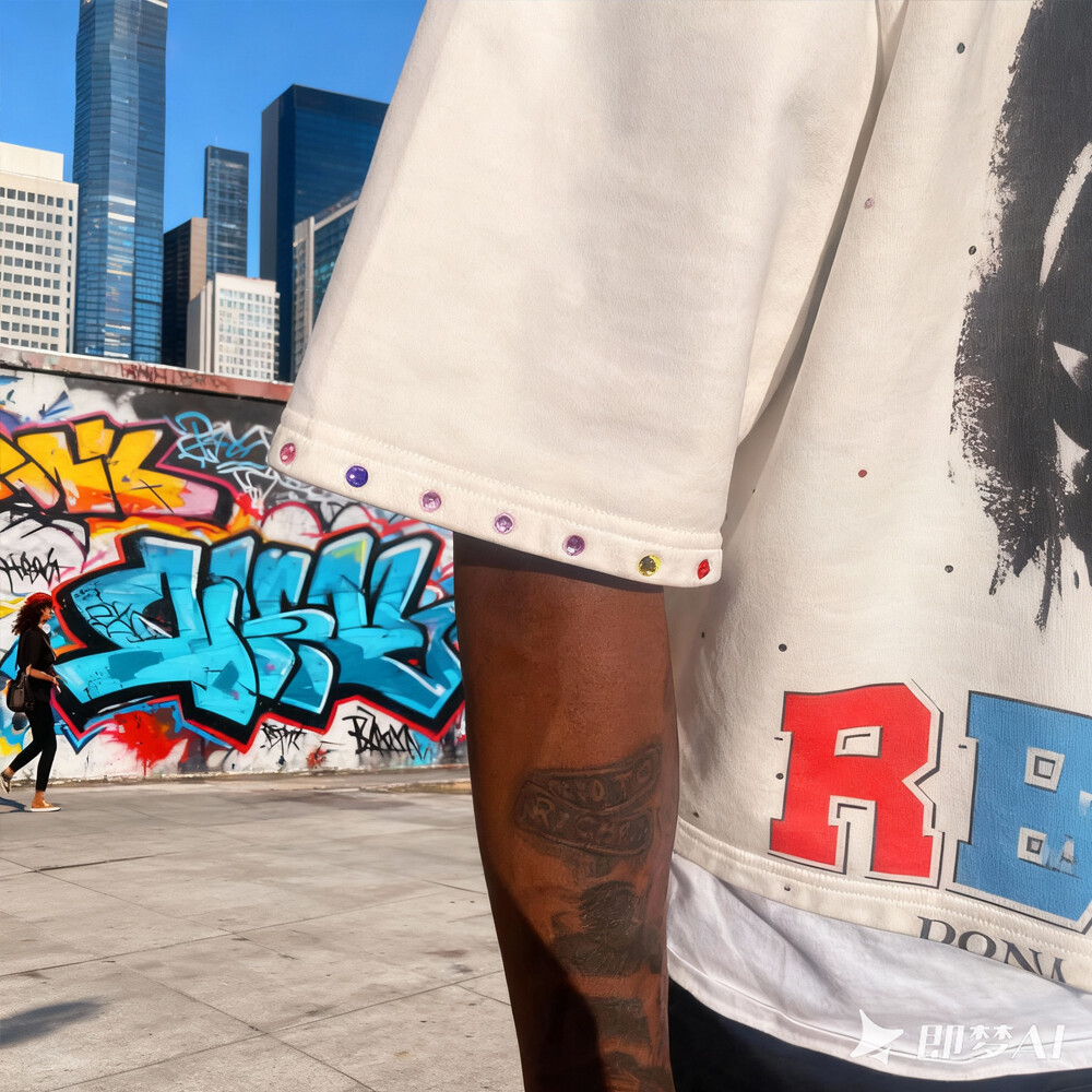 320 Gsm cotton knitted Gothic street style grey T-shirt, custom-made in bulk with rhindiamond and retro print, regular fit, high quality for men