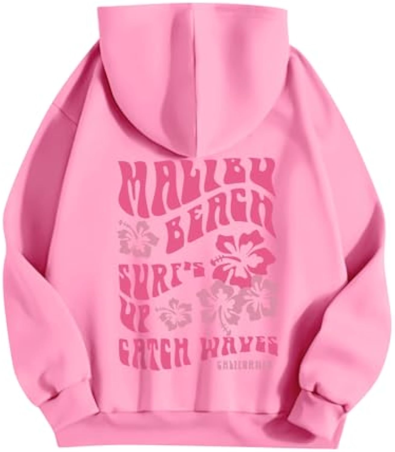 Wholesale custom graphic pink sweet 400 500gsm 100% cotton woven unisex autumn regular fitted pullover hoodie