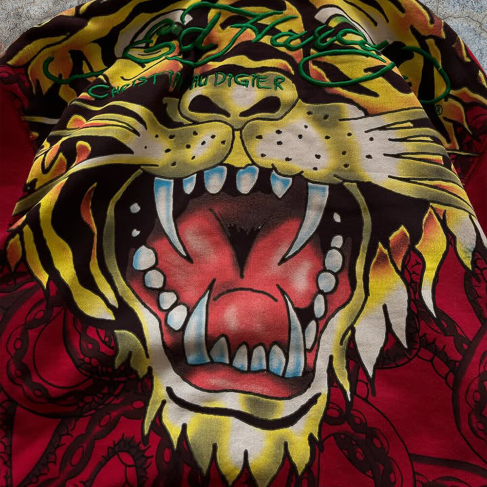 All animal-printed heavyweight zipper square thick plus-size custom men's oversized embroidered 100% cotton hooded sweatshirts and sweatshirts