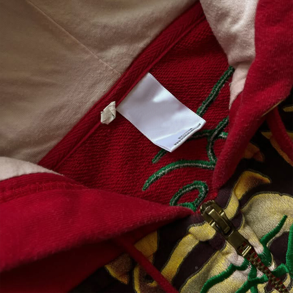 All animal-printed heavyweight zipper square thick plus-size custom men's oversized embroidered 100% cotton hooded sweatshirts and sweatshirts