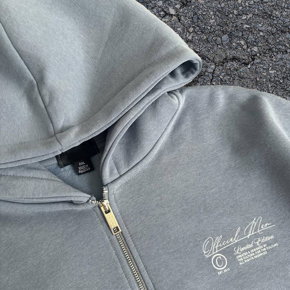 Loose cotton Merino wool winter sweatshirt, loose and fitted, thick 420-gram men's hoodie, designer, high-quality and personalized