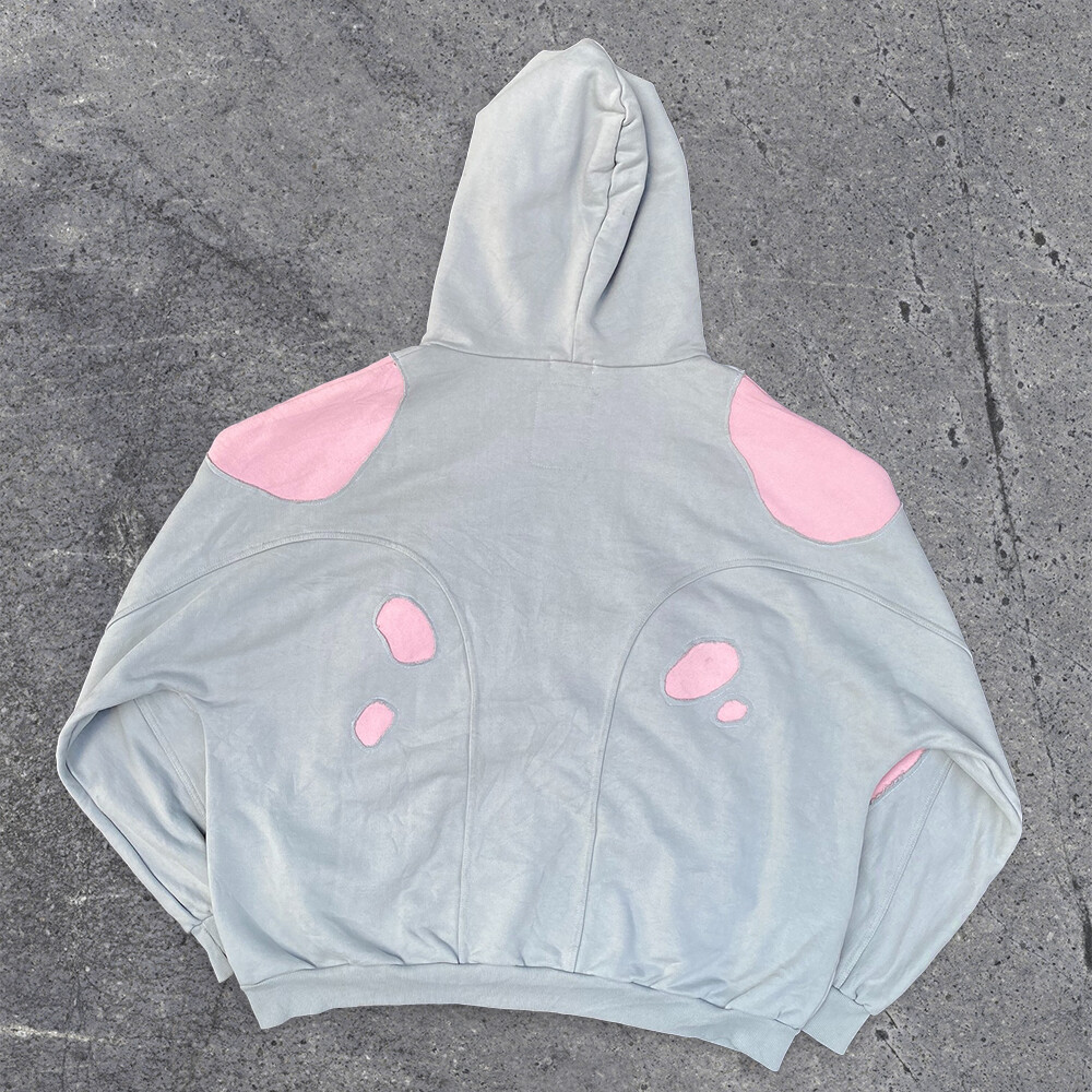 Super Ling 100% polyester fabric 300, 400, 420 Gsm custom sublimation Super Dalian hoodie autumn retro patchwork for men