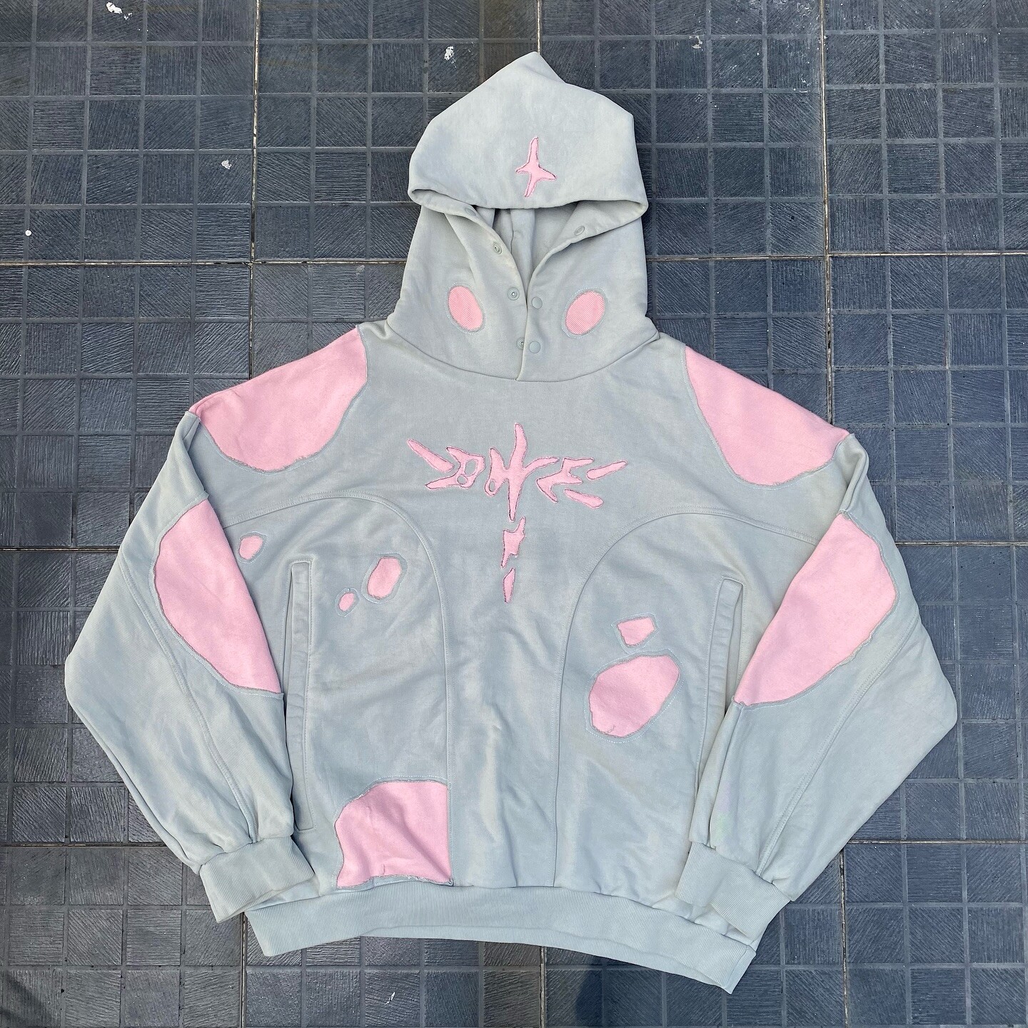 Super Ling 100% polyester fabric 300, 400, 420 Gsm custom sublimation Super Dalian hoodie autumn retro patchwork for men