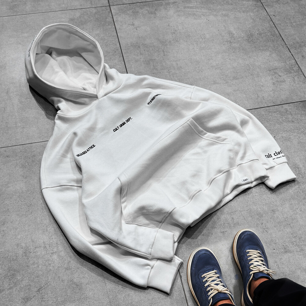 Custom-made winter men's oversized 600, 800, 1000gsm cotton-polyester fabric sweatshirts, embossed acid-washed pullovers and hoodies