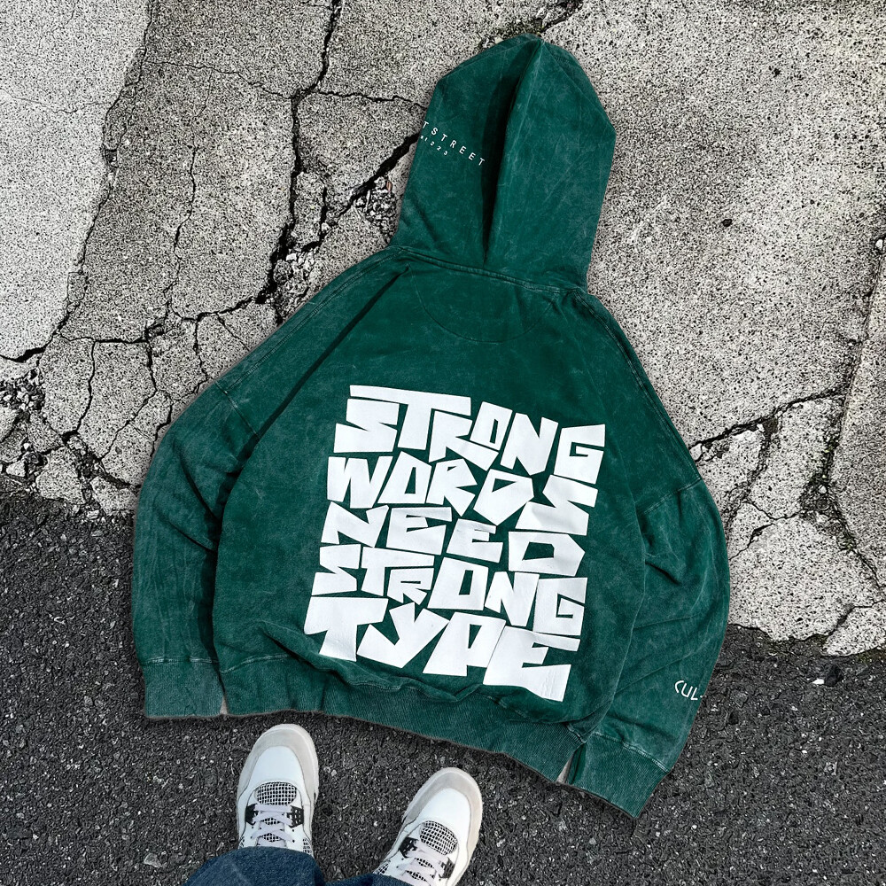 400, 420, 500gsm 100% cotton oversized Y2K acid-washed pullover hoodie custom men's streetwear manufacturer autumn and winter