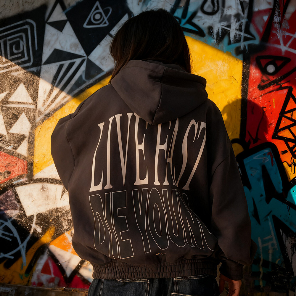 800 Gsm heavy-duty washed basic hooded sweatshirt for both men and women, pullover hooded shirt for men, custom-made with oversized letter pattern