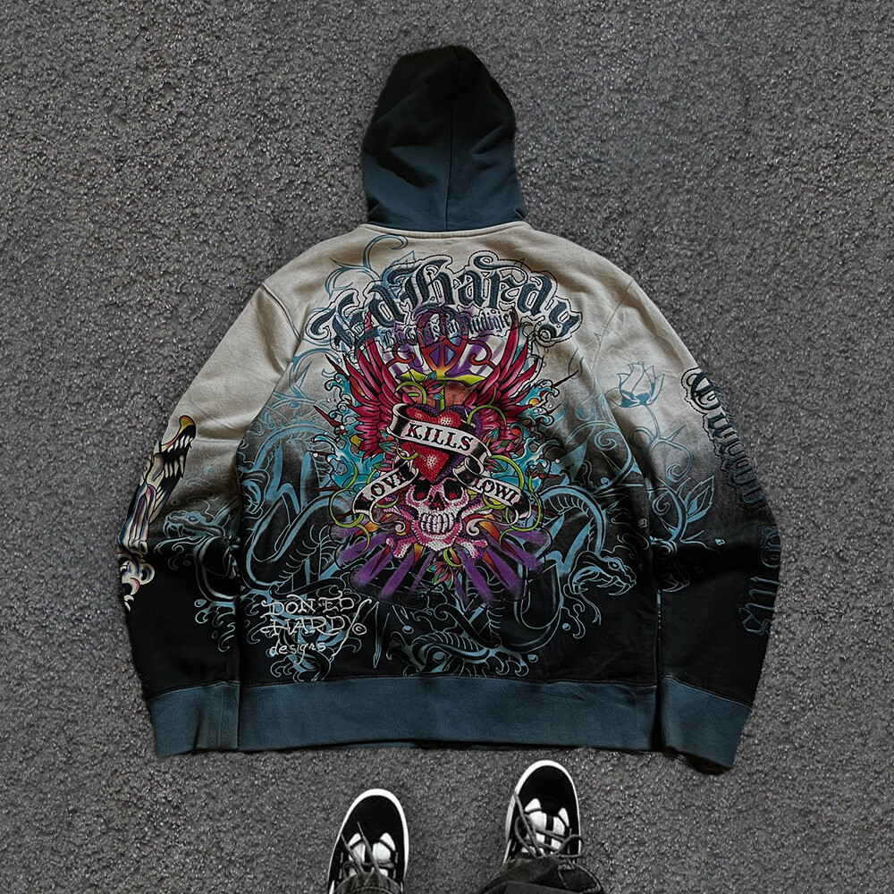 480gsm custom water diamond 3D embroidery embossing digital printing winter pullover, men's oversized animal luxury hoodie