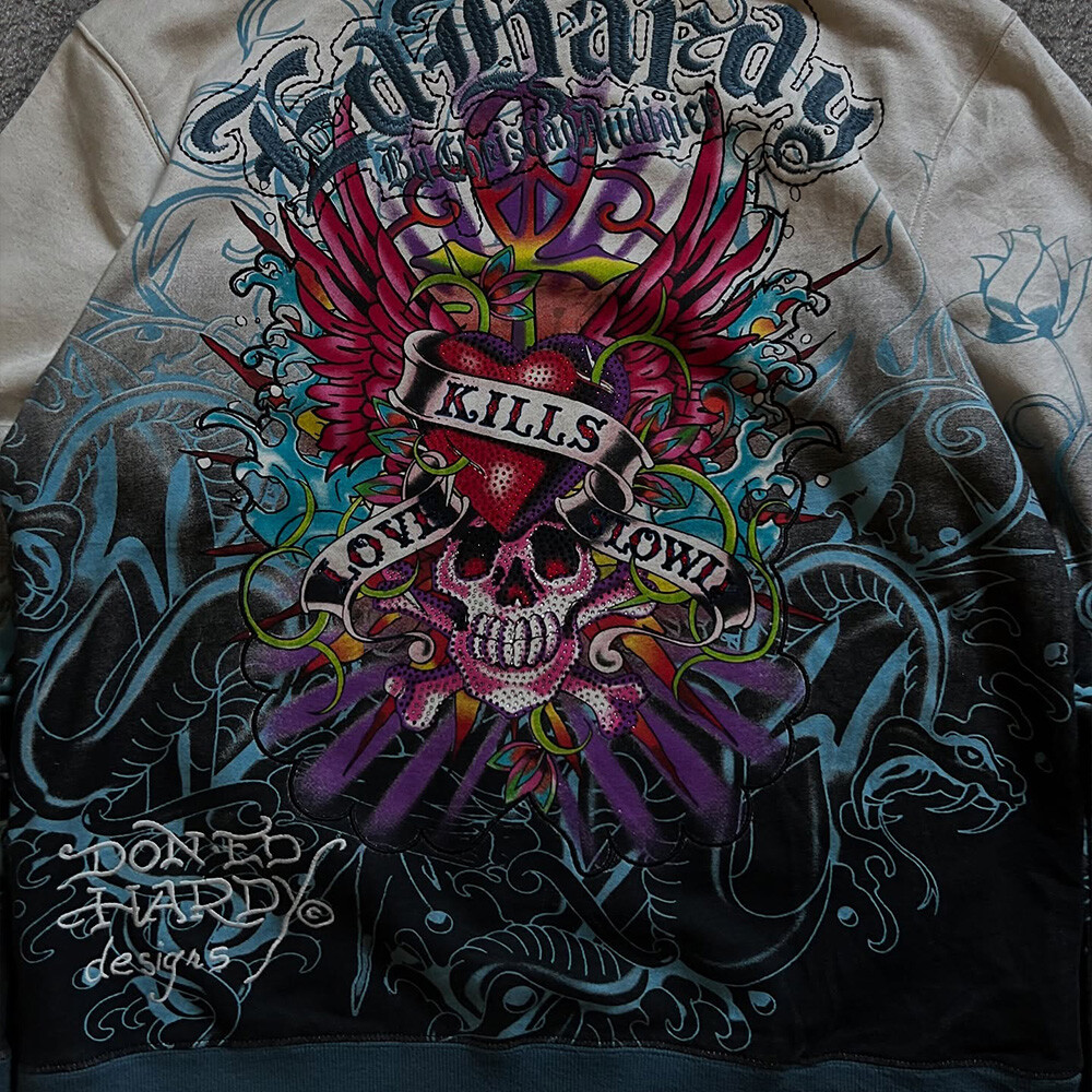 480gsm custom water diamond 3D embroidery embossing digital printing winter pullover, men's oversized animal luxury hoodie