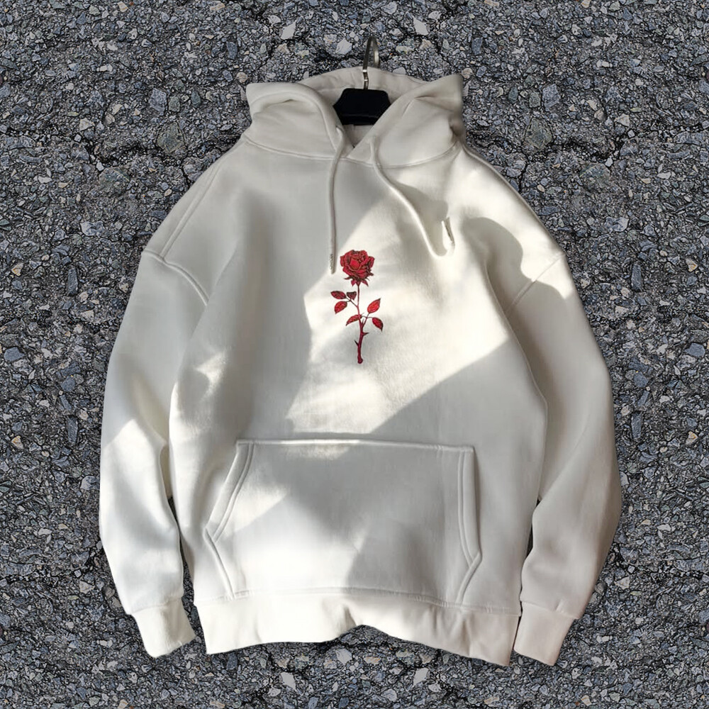 Custom-made thick and luxurious hoodies 500-1000 Gsm, custom-made 100% cotton men's pullover sweatshirt, suitable for letters and flowers