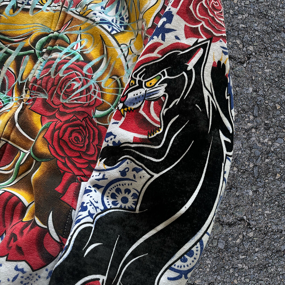 Custom-made zipper digital printing DTG silver foil printing 100% cotton winter men's heavyweight super Dalian hoodie