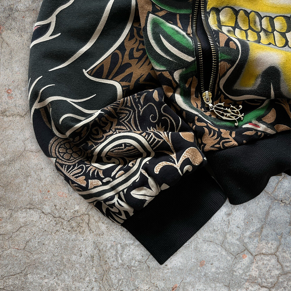 A 100% cotton round-neck hoodie with animal patterns for both men and women in winter, 350g custom rhindiamond full heat sublimation printed pullover