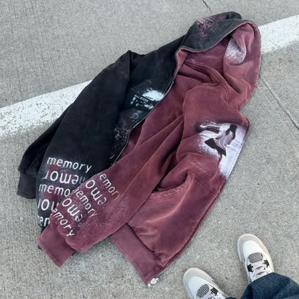 450 Gsm streetwear reversible unisex oversized 100% cotton hoodie wholesale, high-quality custom, retro digital print winter