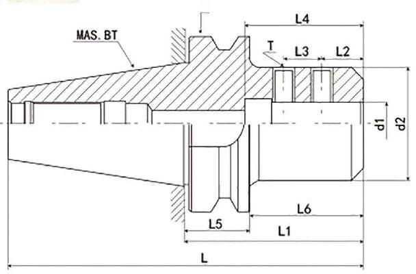TBT30-SLN side fixed handle