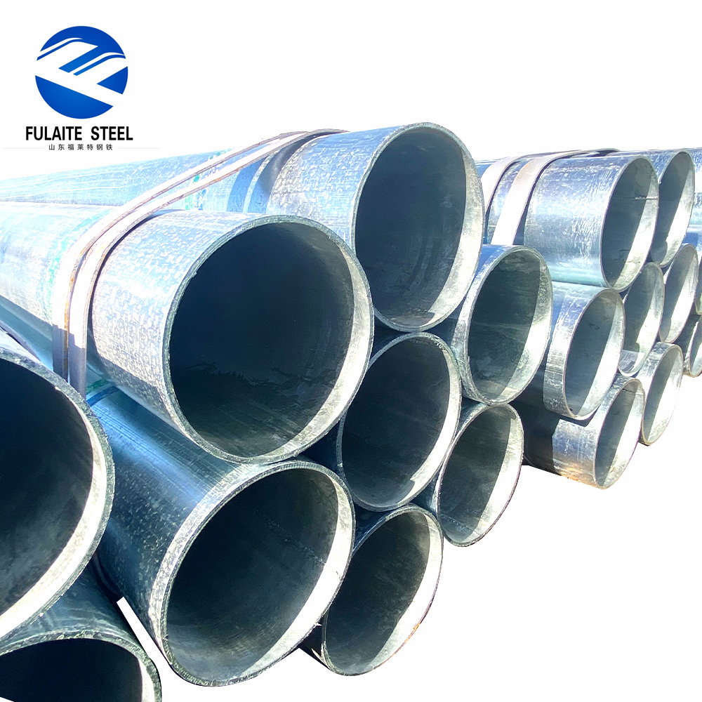 Fábrica Suministro Personalizado Q235 S235 G30 G60 G90 Tubo de Acero Galvanizado con Recubrimiento de Zinc 6m 12m Longitud Marco de Invernadero Soldadura Petróleo