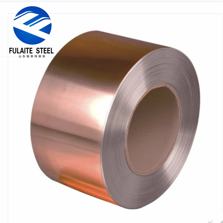 Tira de cobre puro C5210 C2680 C1100 C1020 Bronce Tira roja Bobina/Tira de cobre para corte brillante industrial y soldadura