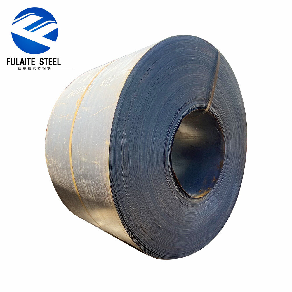 ASTM A106 SAE 1006 1008 SPCC Q195 Q235 Q345 S45c C45 2mm 2.5mm 4mm 6mm Bobina de acero de bajo carbono Bobinas de acero laminado en caliente negras