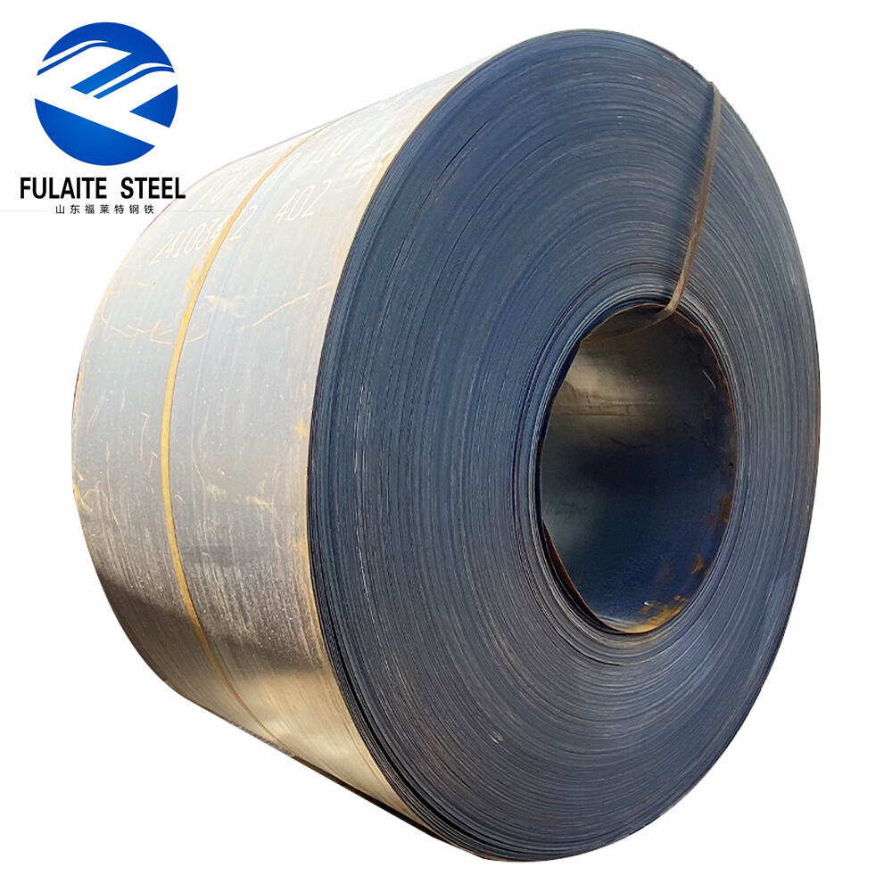 ASTM A106 SAE 1006 1008 SPCC Q195 Q235 Q345 S45c C45 2mm 2.5mm 4mm 6mm Bobina de acero de bajo carbono Bobinas de acero laminado en caliente negras