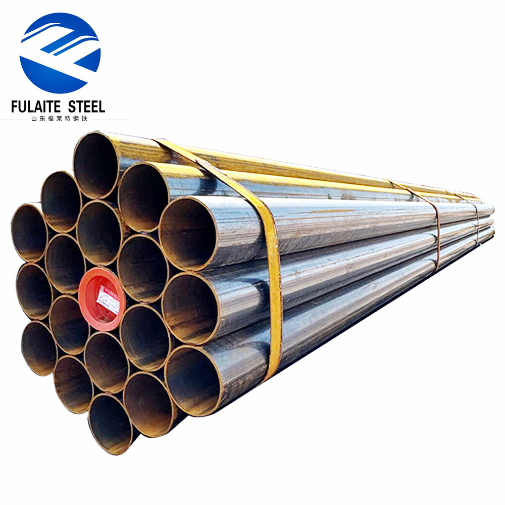 Precio por metro de Q345 Q235b St44 16 pulgadas 18 pulgadas 20 pulgadas 24 pulgadas tubo de acero al carbono suave Ms Erw redondo soldado sin costura