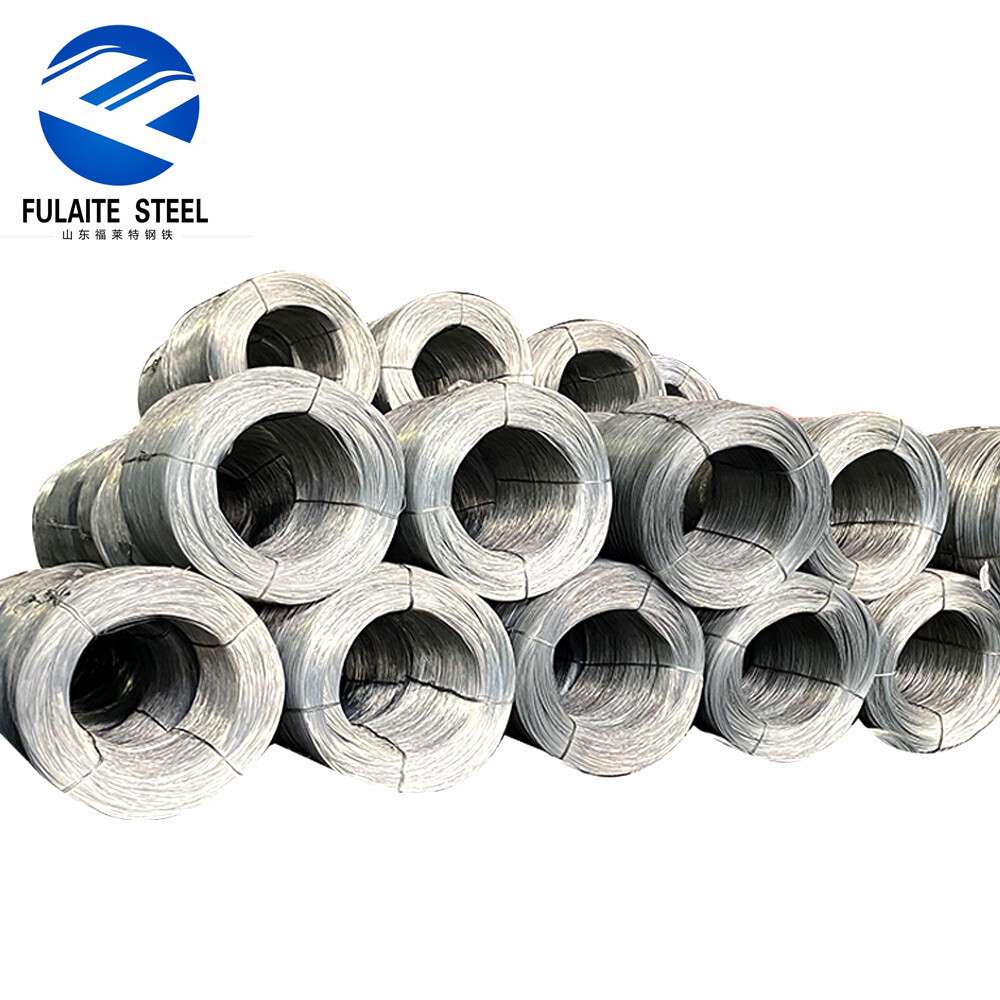 Alambre de acero galvanizado por inmersión en caliente de alta calidad ASTM A641 Q195 Q235 1.2mm 2.5mm 3.51mm 2.0mm 3.76mm 2.80mm GI para cercado
