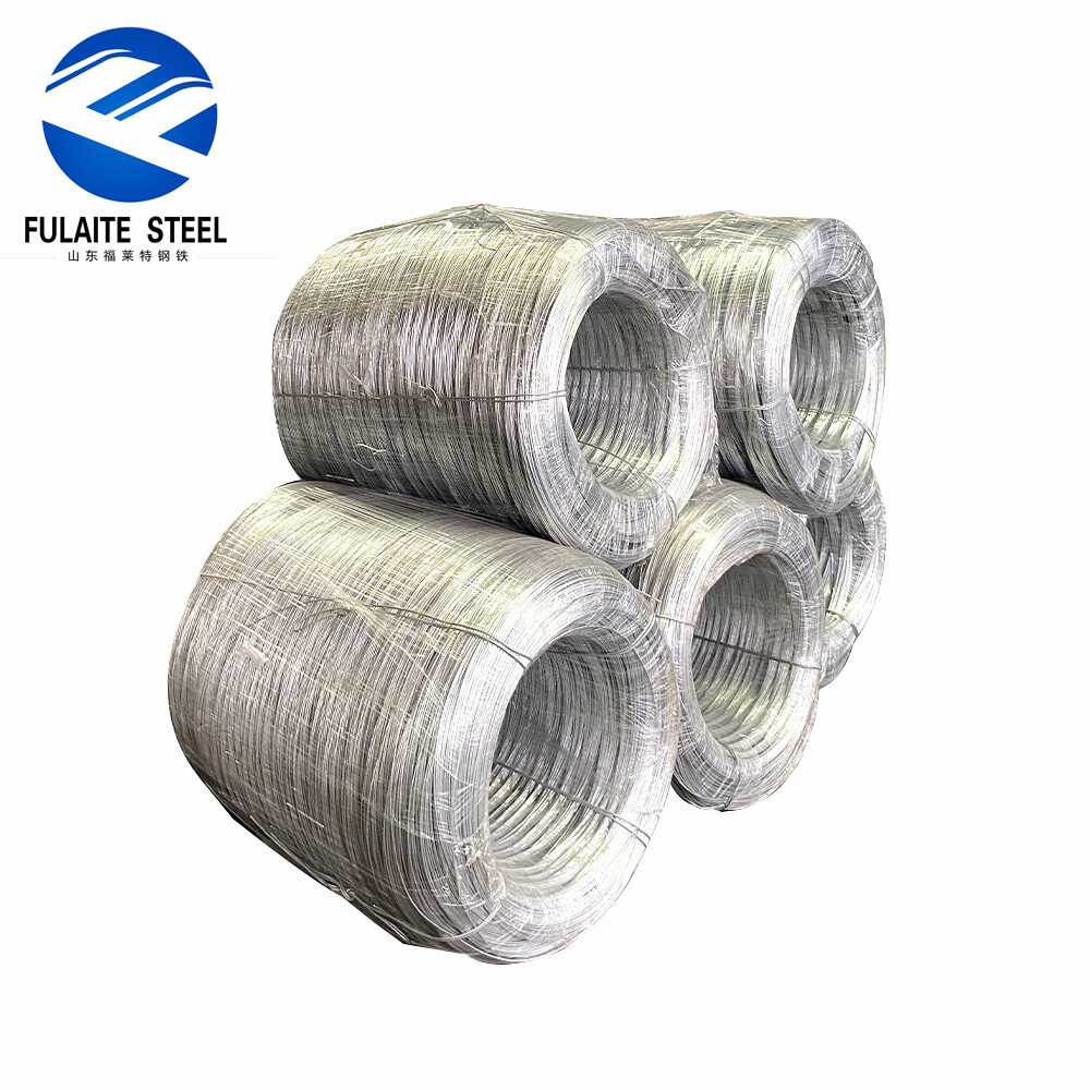 Alambre de acero galvanizado por inmersión en caliente de alta calidad ASTM A641 Q195 Q235 1.2mm 2.5mm 3.51mm 2.0mm 3.76mm 2.80mm GI para cercado