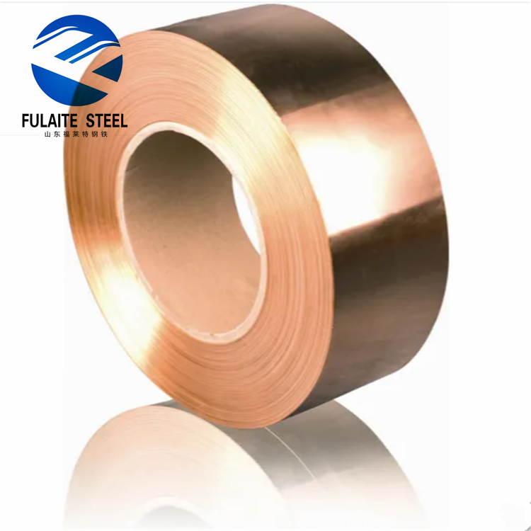 Tira de Cobre Puro C5210 C2680 C1100 C1020 Tira Vermelha de Bronze Bobina/Tira de Cobre para Corte Brilhante Industrial e Soldagem