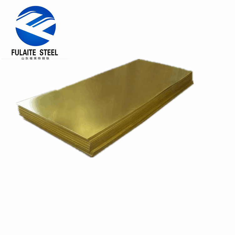ASTM C28000 C27400 C36000 C22000 C26000 Folheado a Ouro Latão Cobre Chapa 0,8mm Latão Personalizado Placa de Latão Cobre