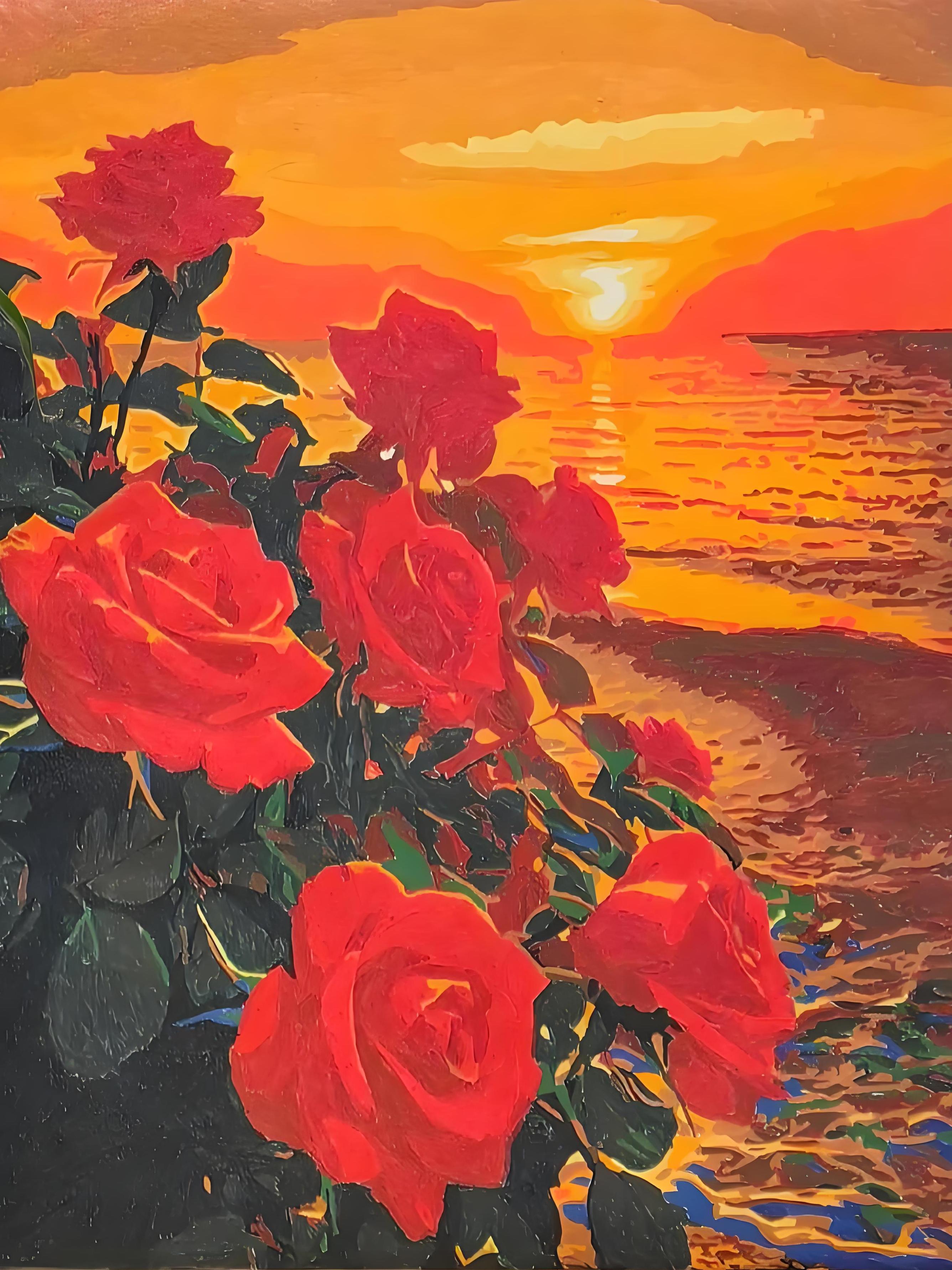 Rose sunset