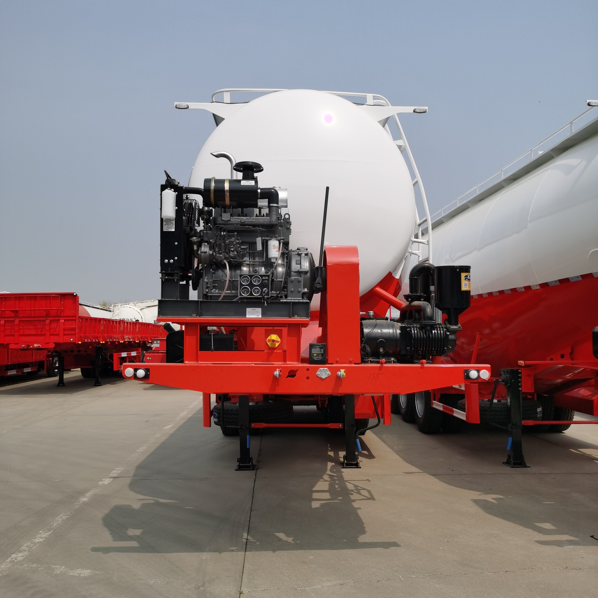 3 Axle Bulk Cement Tanker Trailer for Sale