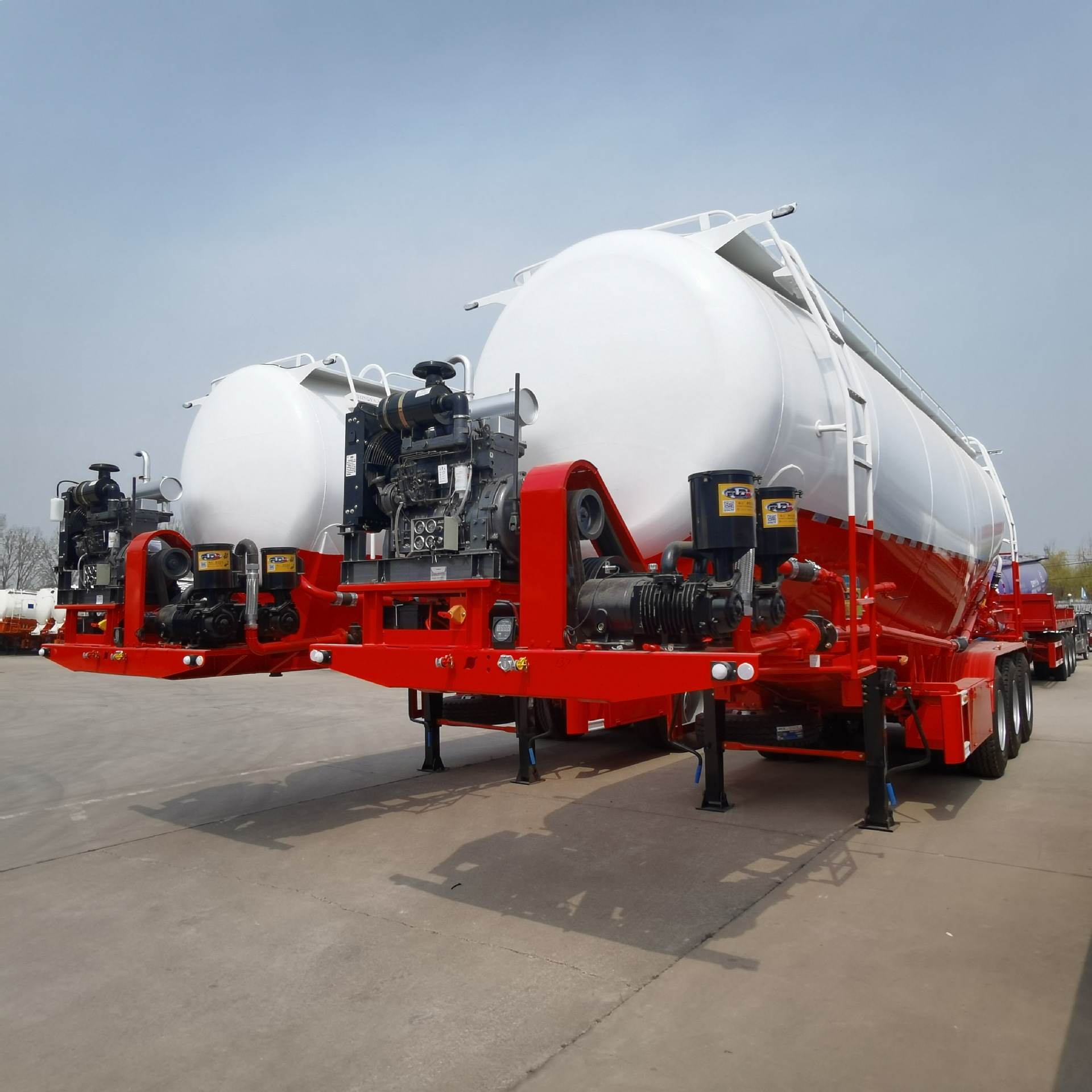 3 Axle Bulk Cement Tanker Trailer for Sale