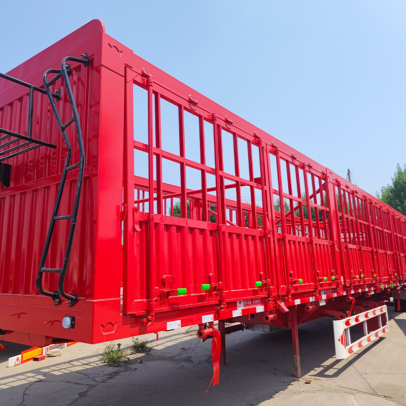 3 Axles Fence Flatbed Trailer