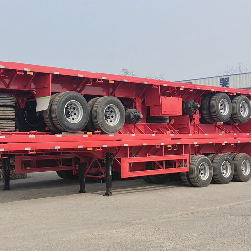 70ton 4 Axle Flatbed Trailer