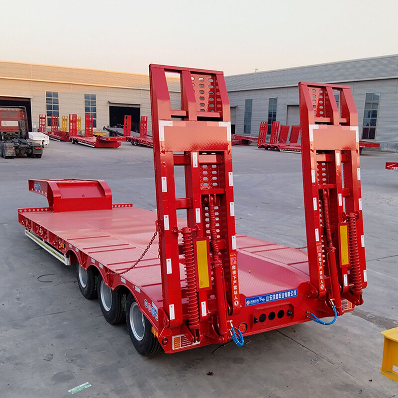 4 Axles Lowbed Trailers Price For sale