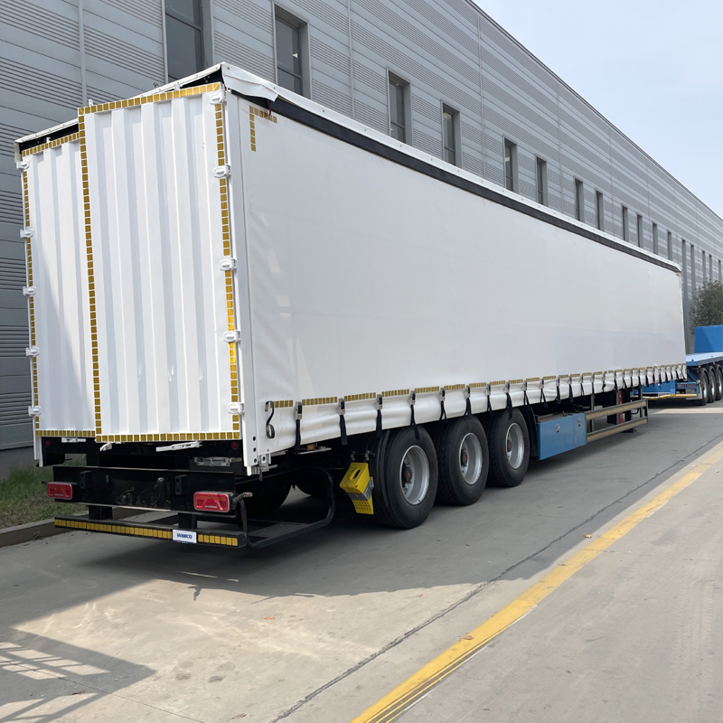 3 Axle Side Curtain Semi Trailer
