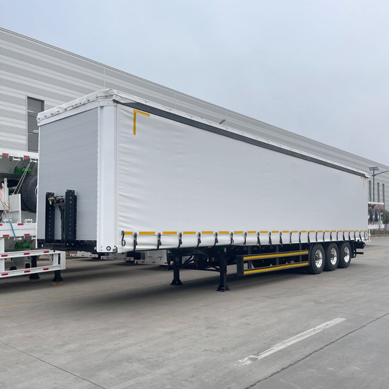 Corn Transport Curtain Side SemiTrailer