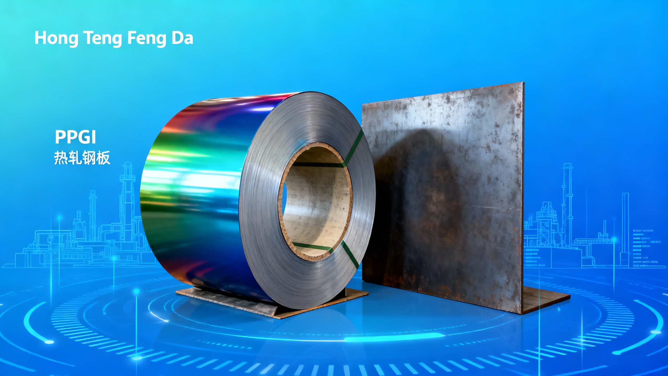 Prepainted Galvanized Steel Coil (PPGI) vs Hot Rolled Steel Plate: guía de costos, tiempos de entrega y aplicaciones para contratistas 2025