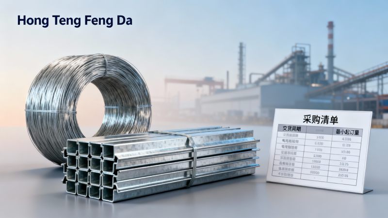 Lead times and minimum order quantities for Wire Products and Steel Rods: what procurement managers must ask suppliers