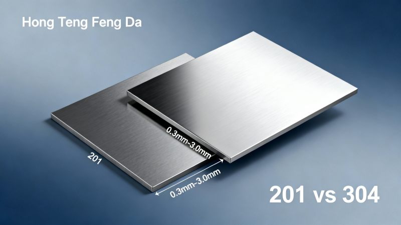 Our Services: Reliable Supply and Cost Control for 201 vs 304 Stainless Steel Products