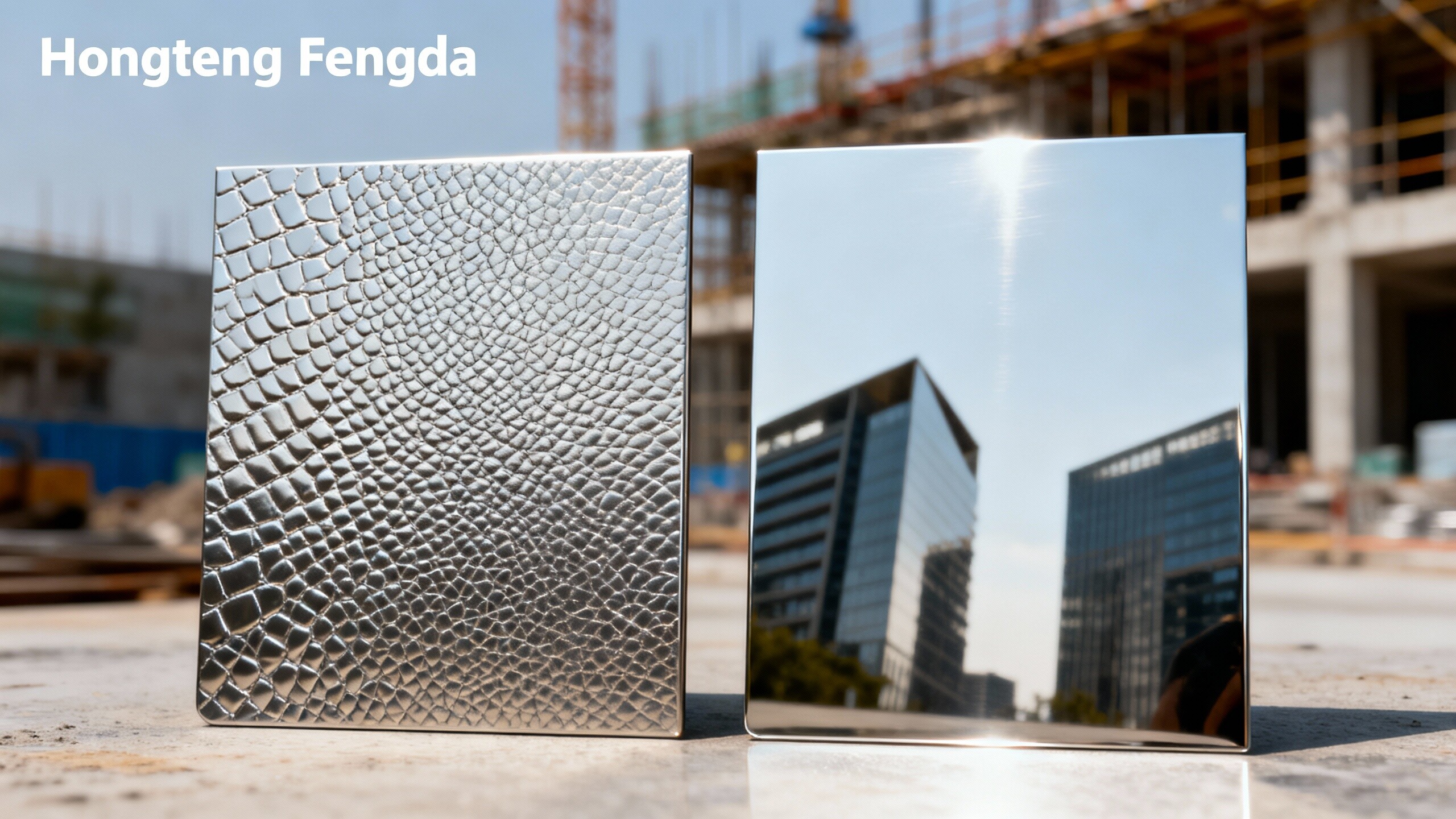 Placa de acero inoxidable estampada vs lámina de acero inoxidable espejo: ¿Cuál ofrece un mejor ROI para uso en construcción?