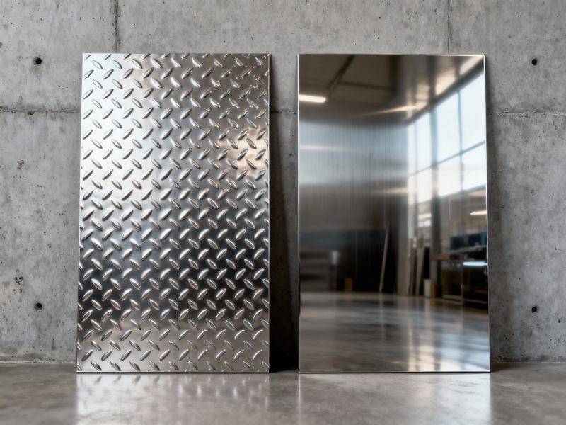Choosing Between Stainless Steel Embossed Plate and Mirror Stainless Sheet for Commercial Decor Projects