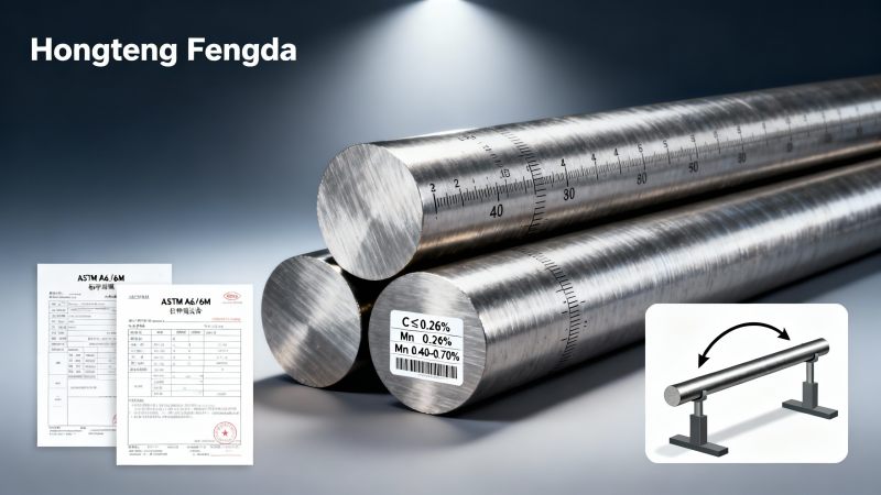 A36 Carbon Steel Round Bar specifications explained — yield strength, elongation, chemical composition & testing requirements