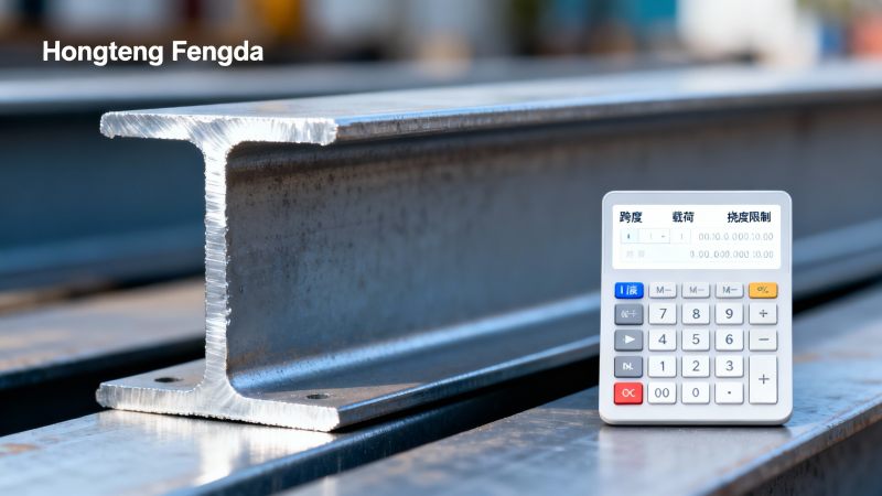 I Beam Weight Calculator for Steel Structures: Input Your Span, Load & Deflection Limit → Get Optimal Section