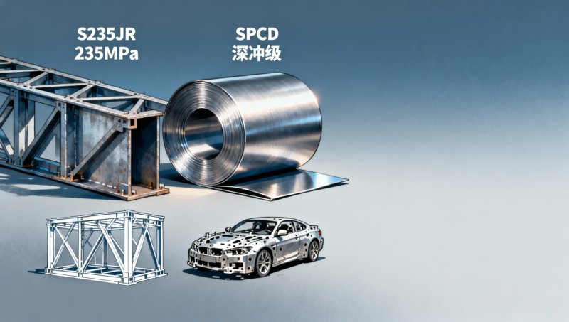 S235JR Steel vs. SPCD Steel: Which Is Better for Cold-Formed Industrial Components in 2024?