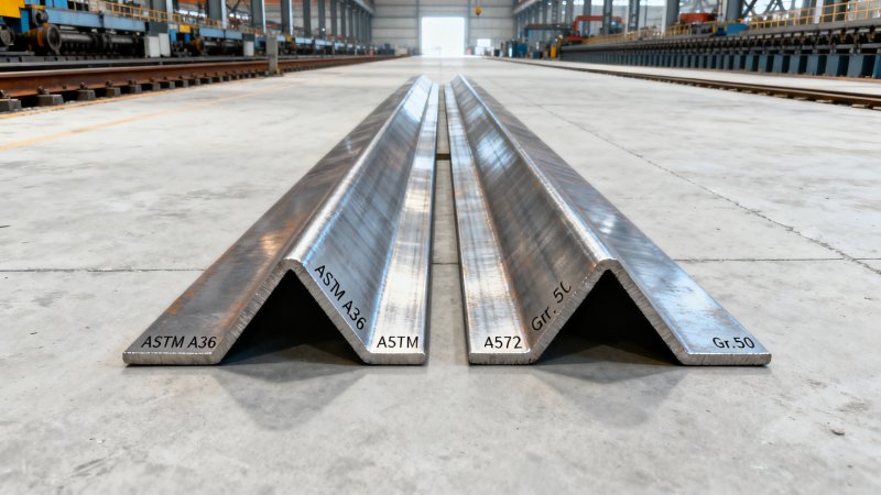 Angle plate steel: How ASTM A36 vs. A572 Gr