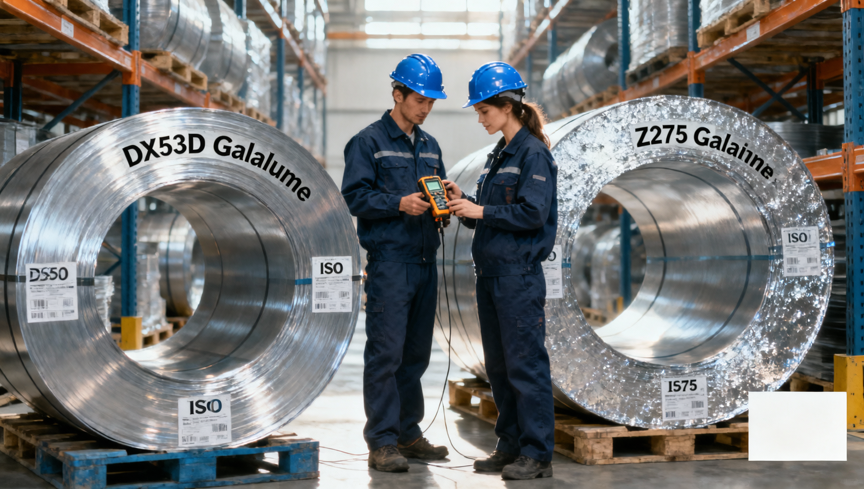 Bobina de acero Galvalume DX53D para proyectos de construcción: datos de resistencia a la corrosión frente al acero galvanizado Z275 — comparación lado a lado